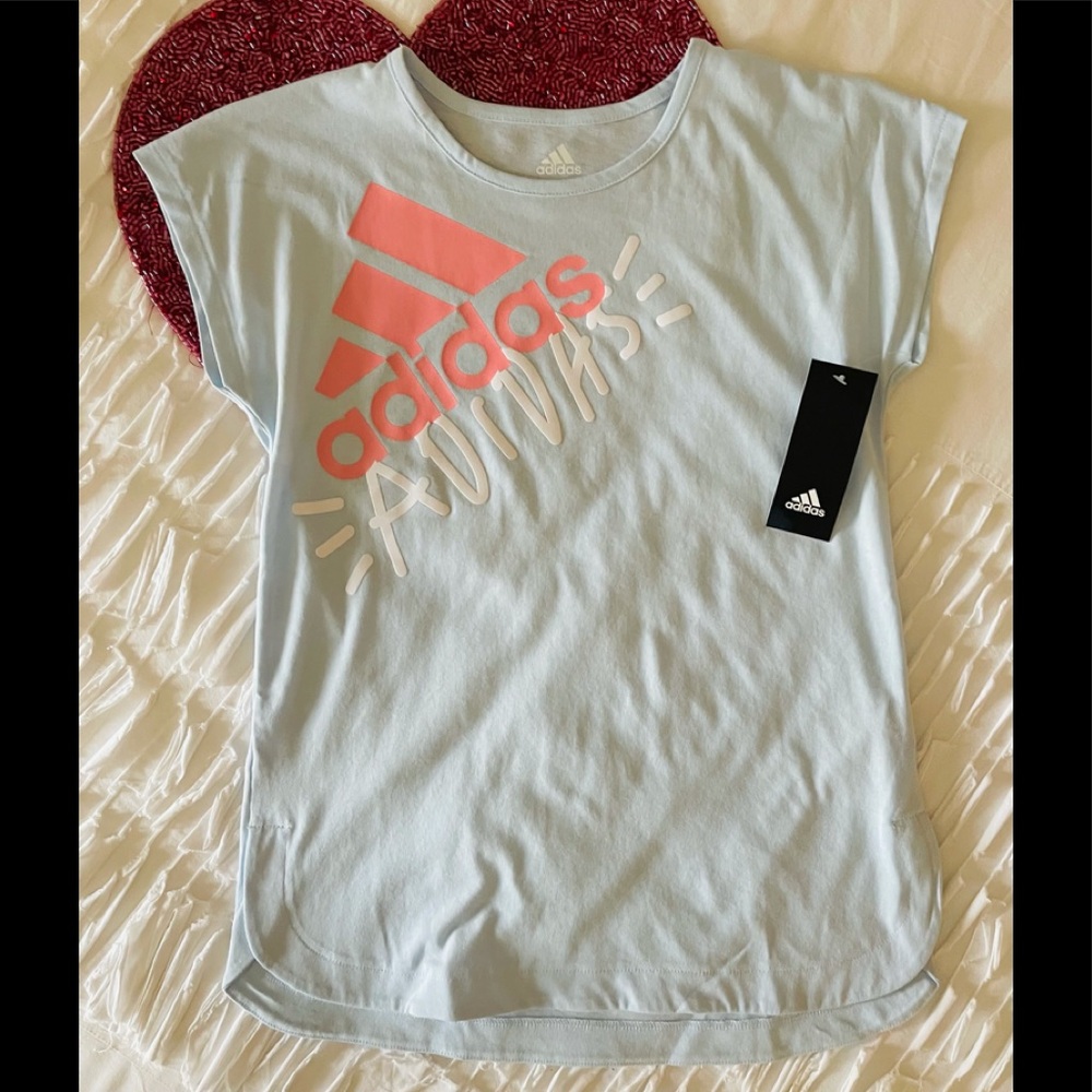 NWT Adidas short sleeves shirt size 14